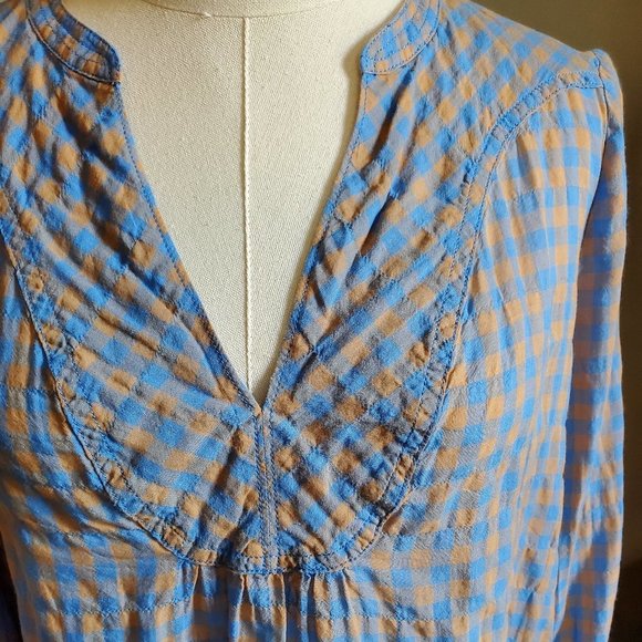 Holding Horses / Anthropologie gingham top Small - Picture 3 of 10